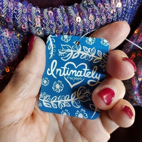 Intimately By Free People Turn it on Cami Top Bloom Purple med - Picture 15 of 16